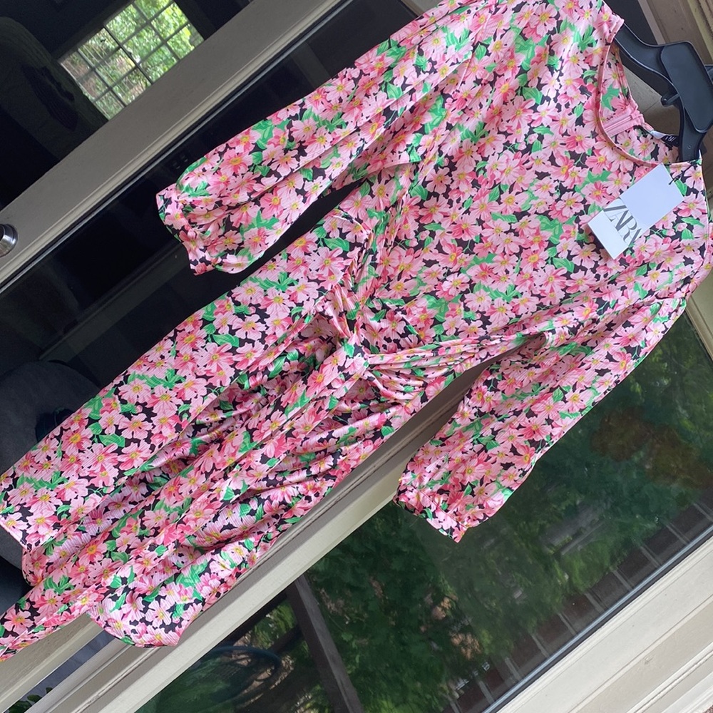 Zara floral dress
